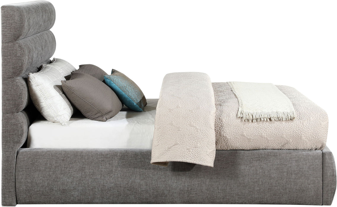 Adam - Chenille Fabric Bed With 52" Headboard - Simple Home Plus