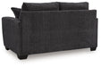 Loreo - Loveseat - Ebony - Simple Home Plus