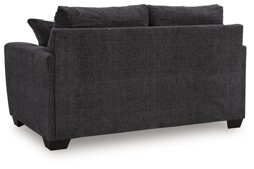 Loreo - Loveseat - Ebony - Simple Home Plus