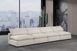 Comfy - Linen Modular Armless Sofa 4 Seats - Simple Home Plus
