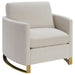 Corliss - Upholstered Arched Arm Accent Chair - Simple Home Plus