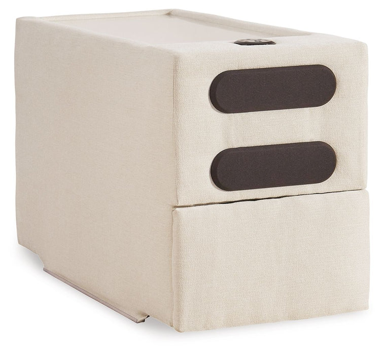 Modmax - Console With Audio System - Oyster - Simple Home Plus