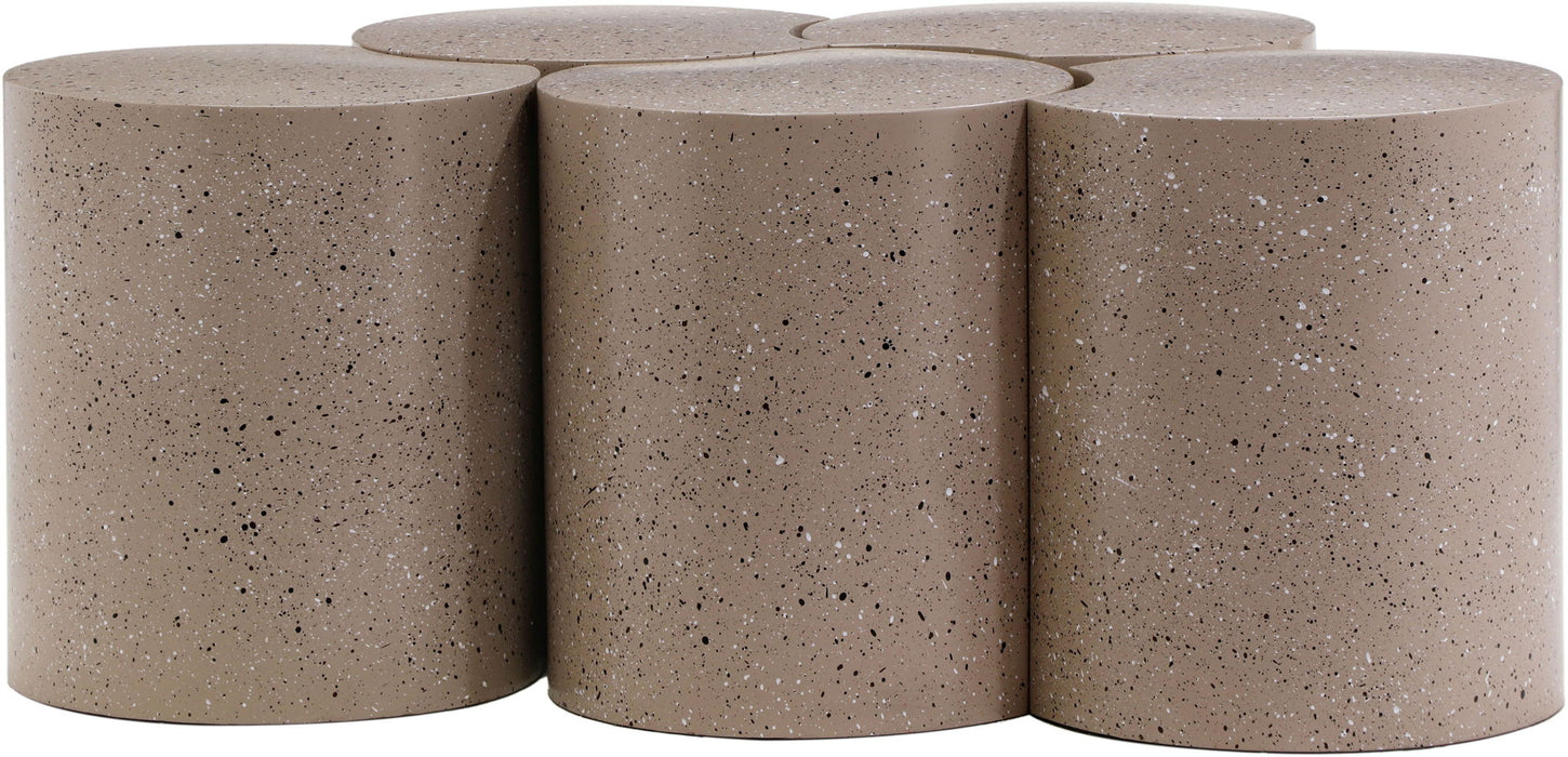 Dimple - 5 Piece Modular Coffee Table - Terazzo Finish - Simple Home Plus