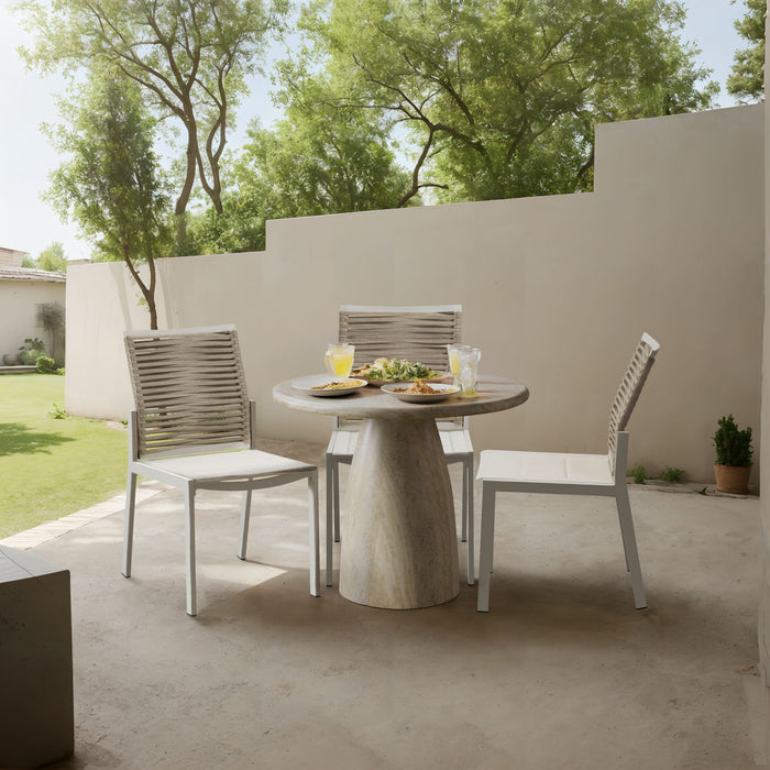 Cosenza - Round Concrete Dining Table - Simple Home Plus