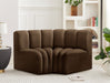 Arc - Velvet 2 Piece Modular Sofa - Simple Home Plus