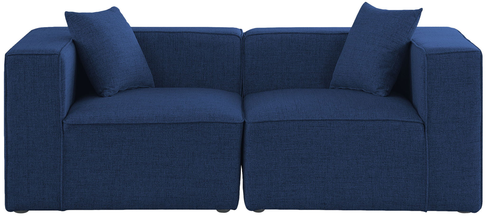 Cube - Linen Modular 2 Seat Sofa - Simple Home Plus