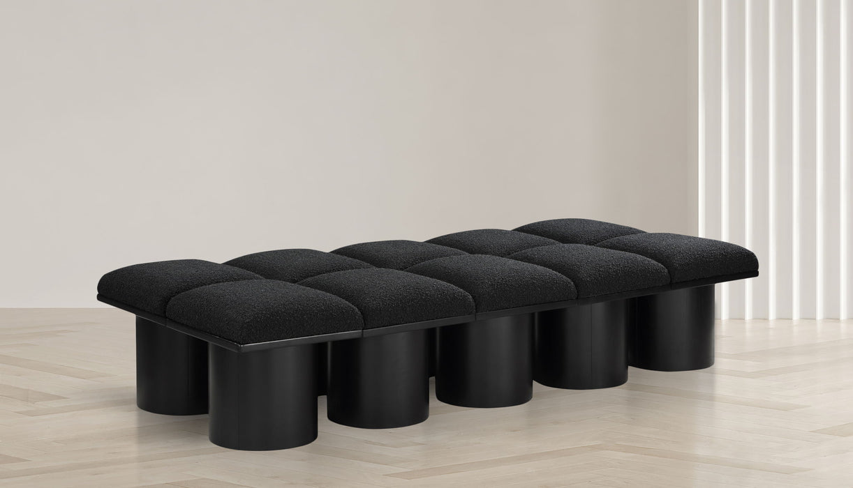 Pavilion - 10 Piece Modular Bench With Black Base - Simple Home Plus