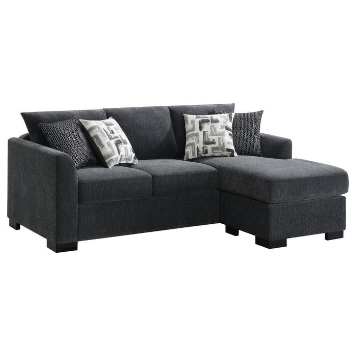 Storey - Upholstered Sleeper Sectional Chaise Sofa - Simple Home Plus