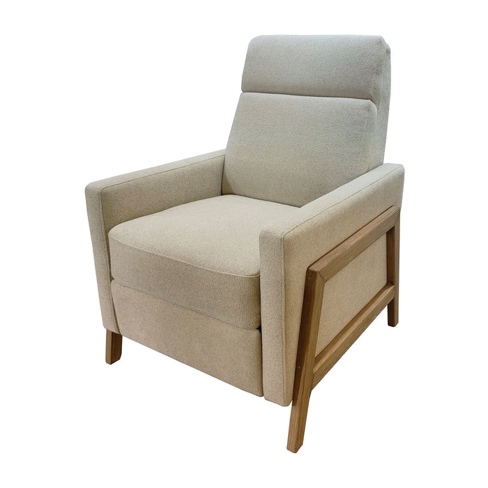 Luna - Recliner With Frame - Beige - Simple Home Plus