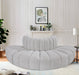 Arc - Boucle Fabric 4 Piece Modular Sofa - Simple Home Plus