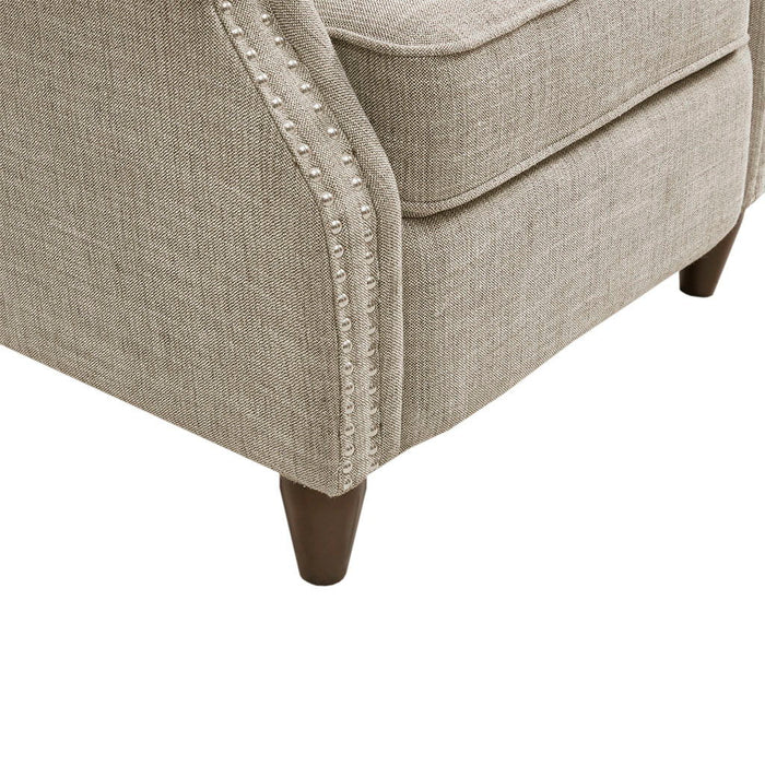 Julian - Push Back Recliner - Sand - Simple Home Plus