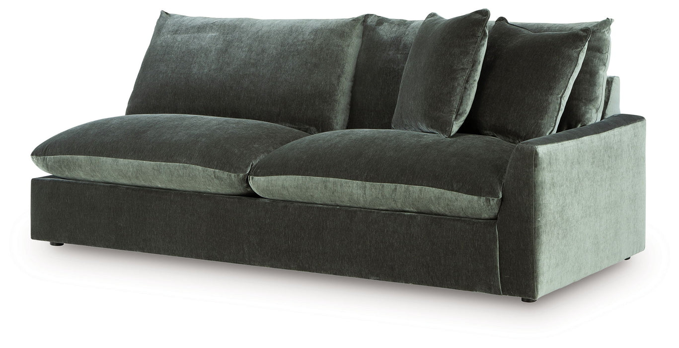 Carriage View - RAF Sofa - Jade - Simple Home Plus