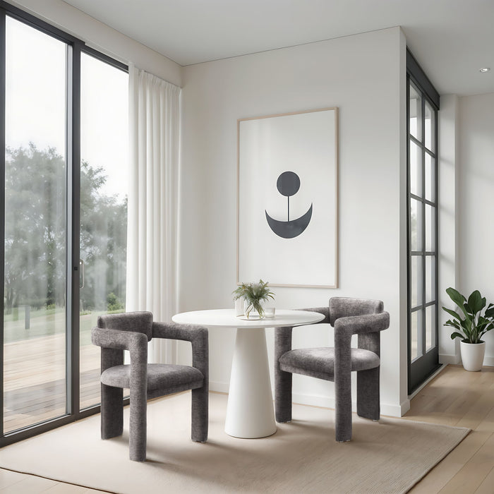 Brenda - Chenille  Dining Chair (Set of 2) - Simple Home Plus