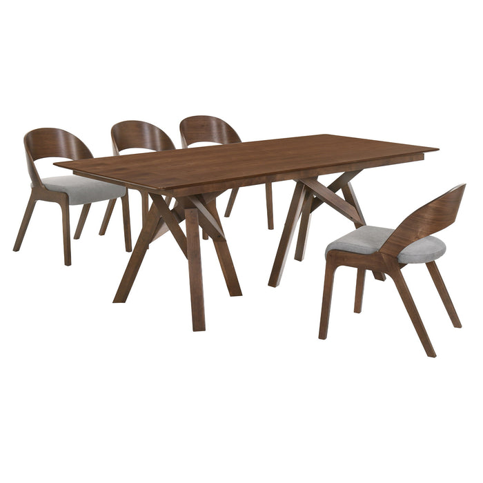 Cortina And Polly - Rectangular Dining Set - Simple Home Plus