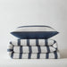 Merritt - Twin/Twin Long Yarn-Dyed Striped Comforter - Blue - Simple Home Plus