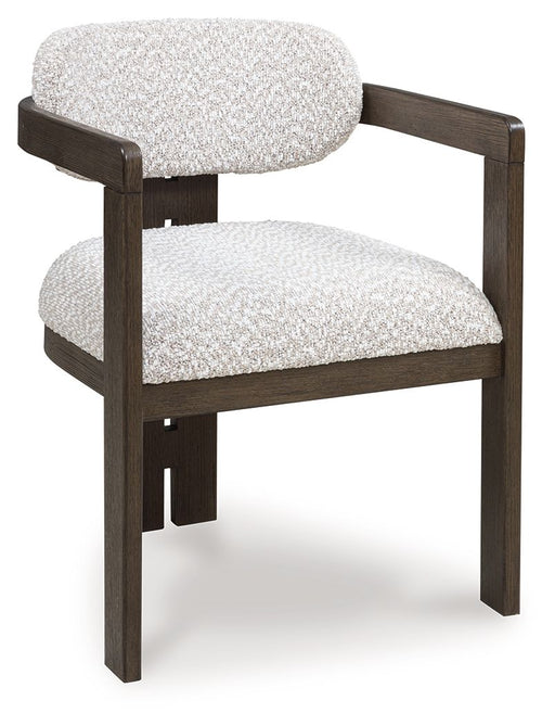 Neo - Rich Brown - Dining Upholstered Arm Chair (Set of 2) - Simple Home Plus