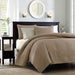Quebec - Twin Reversible Coverlet Set - Khaki - Simple Home Plus