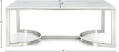 Copley - Coffee Table - Pearl Silver - Simple Home Plus