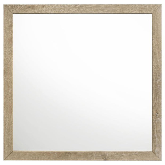 Oakglen - Dresser Mirror - Weathered Oak - Simple Home Plus