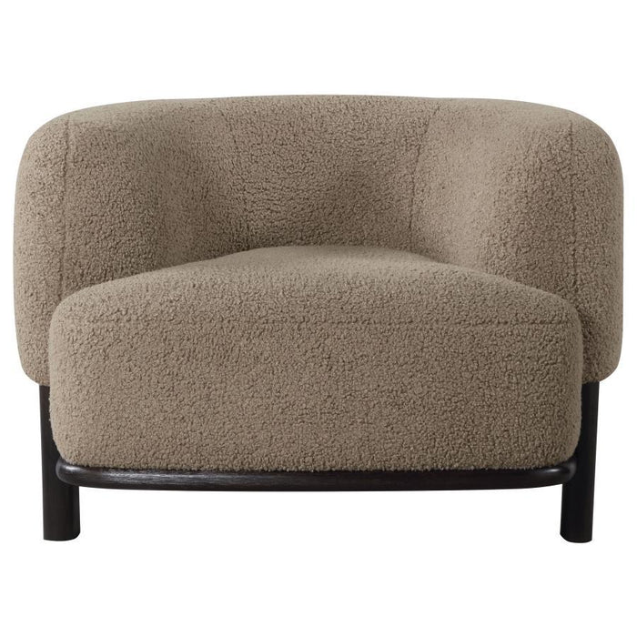 Lawler - Upholstered Barrel Back Accent Chair - Simple Home Plus