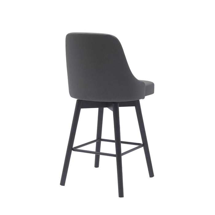 Sicily - Swivel Wood Stool - Simple Home Plus