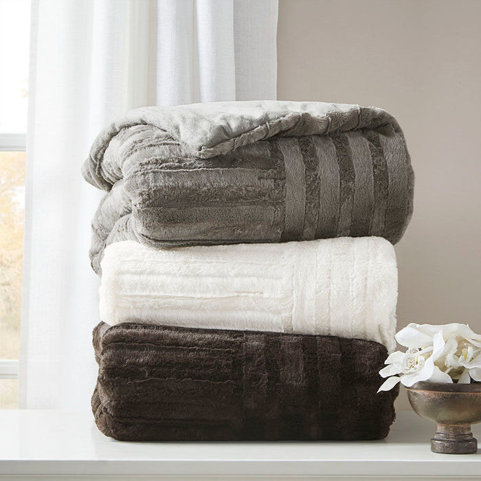 Arctic - Ultra Down Alternative Throw - Ivory - Simple Home Plus