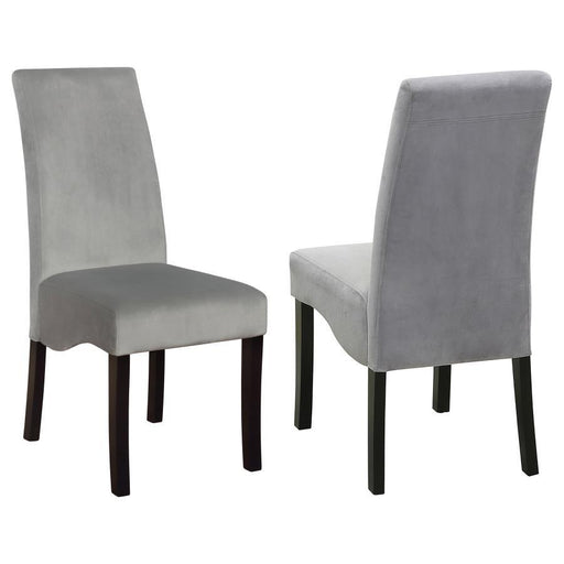 Stanton - Upholstered Dining Side Chairs (Set of 2) - Gray - Simple Home Plus