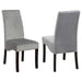 Stanton - Upholstered Dining Side Chairs (Set of 2) - Gray - Simple Home Plus