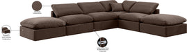 Indulge - Velvet 6 Piece Modular Armless Sectional - Simple Home Plus