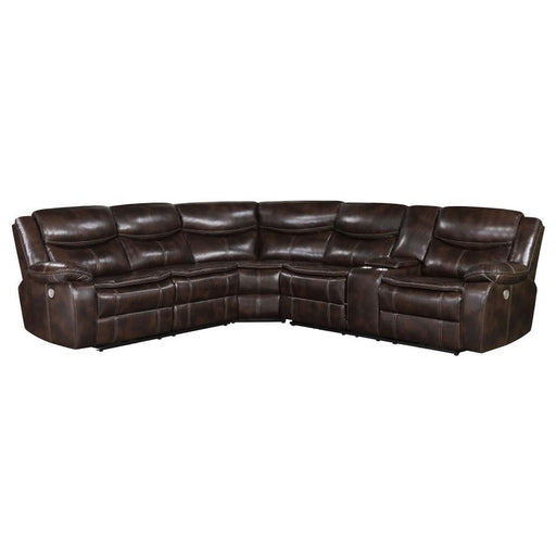 Sycamore - Upholstered Power Reclining Sectional Sofa - Simple Home Plus
