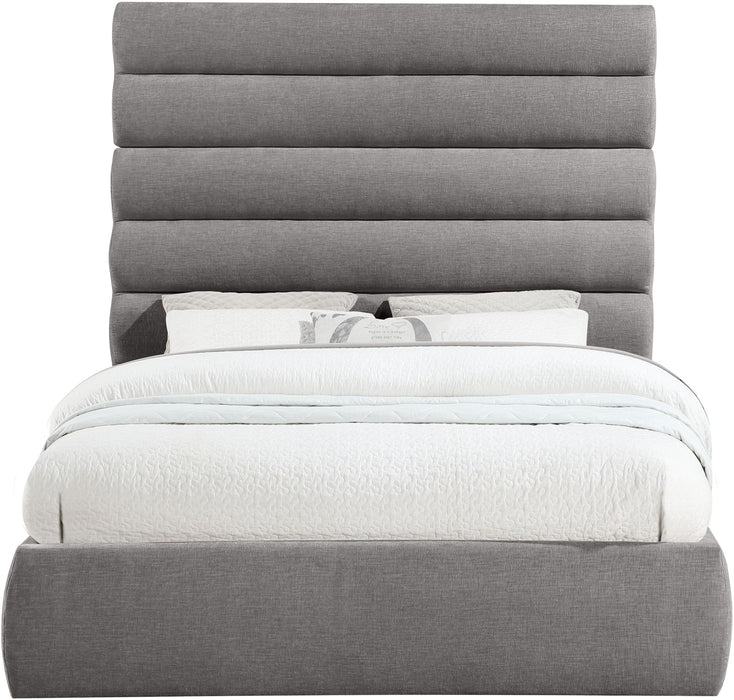 Adam - Chenille Fabric Bed With 70.5" Headboard - Simple Home Plus