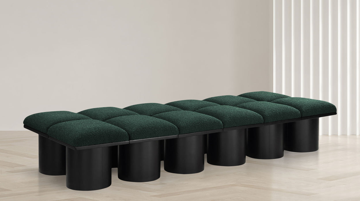 Pavilion - 12 Piece Modular Bench With Black Base - Simple Home Plus