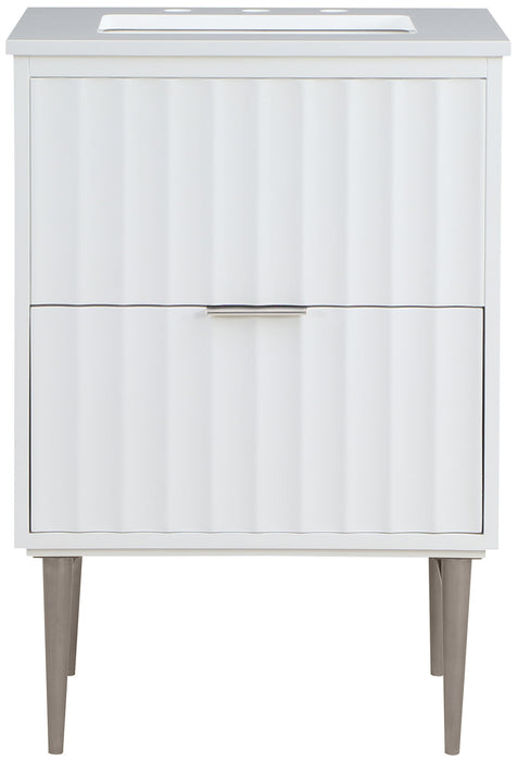 Modernist - Bathroom Vanity With Chrome Legs - Simple Home Plus