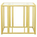 Adri - Rectangular Glass Top Side End Table - Simple Home Plus