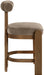 Arienzo - Velvet Upholstered Counter Stool (Set of 2) - Simple Home Plus
