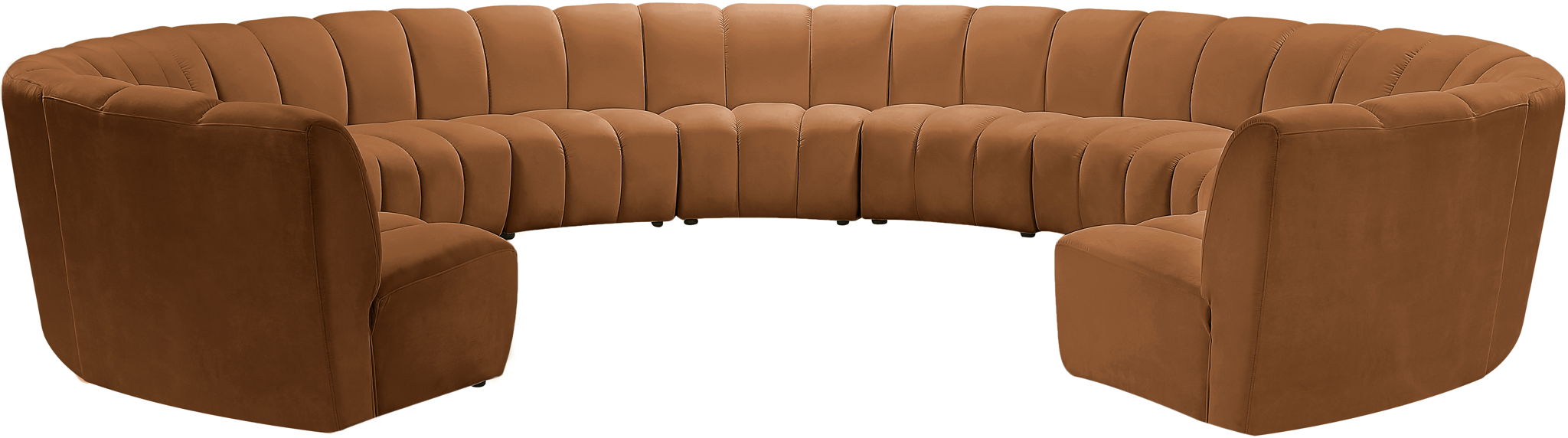 Infinity - 11 Piece Modular Sectional - Saddle - Simple Home Plus