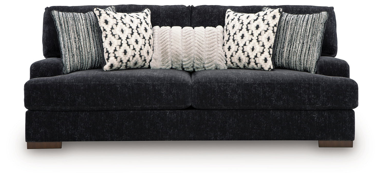 Whitmore Manor - Sofa - Black Pearl - Simple Home Plus