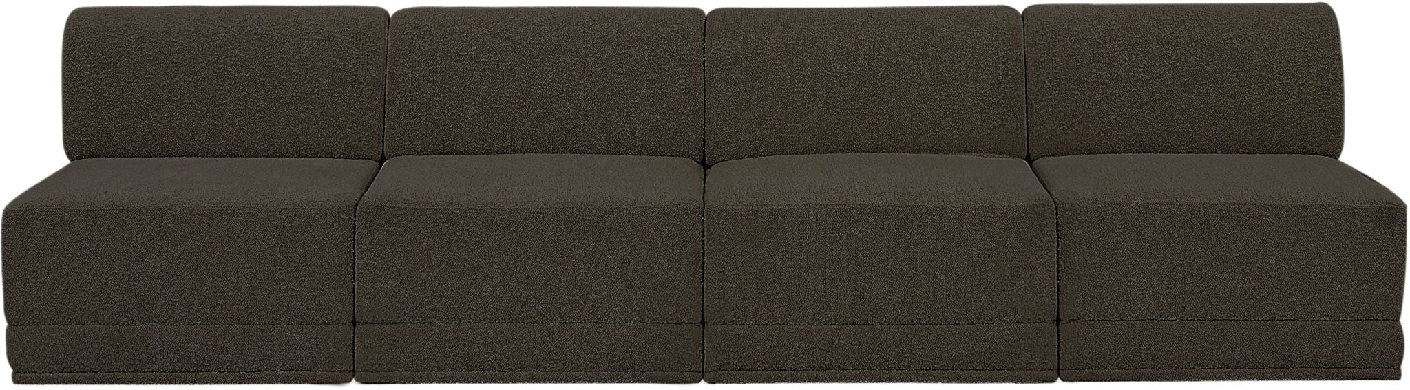 Ollie - 4 Seat Armless Modular Sofa - Simple Home Plus