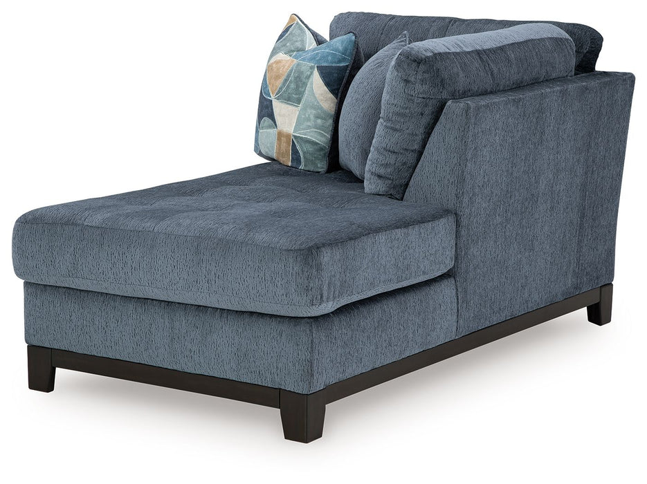 Maxon Place - Raf Corner Chaise - Navy - Simple Home Plus