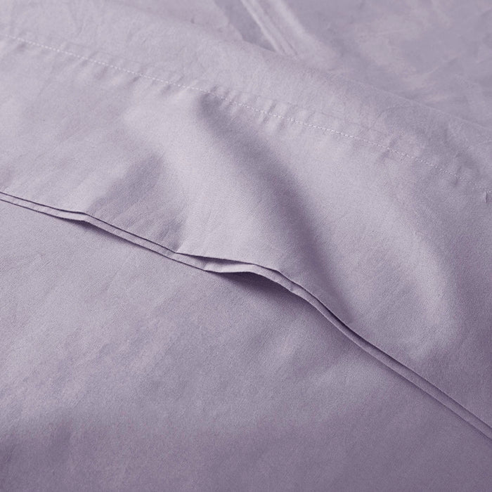 California King Peached Percale Sheet Set - Purple - Simple Home Plus