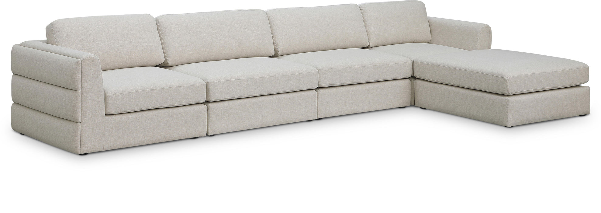 Beckham - 5 Piece Modular L-Shaped Sectional - Simple Home Plus