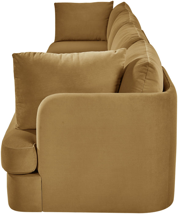 Hammond - Velvet Performance Fabric Upholstered 4 Piece Sofa - Simple Home Plus