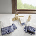Aubrey - 6 Piece Jacquard Towel Set - Navy - Simple Home Plus