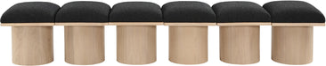 Pavilion - 6 Piece Modular Bench With Natural Base - Simple Home Plus