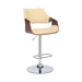 Aspen - Adjustable Bar Stool Chrome Base - Simple Home Plus