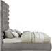 Adam - Chenille Fabric Bed With 89" Headboard - Simple Home Plus