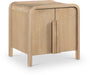 Harmony - Oak Veneer And Solid Wood Night Stand - Simple Home Plus