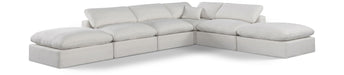Comfy - 6 Piece Linen Modular Sectional - Simple Home Plus