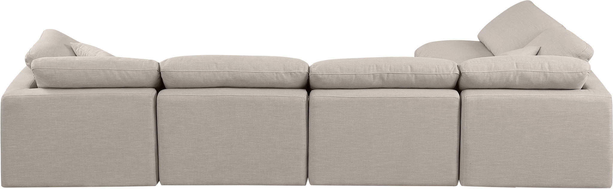 Indulge - Linen 5 Piece Modular Sectional - Simple Home Plus
