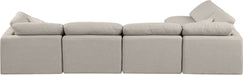 Indulge - Linen 5 Piece Modular Sectional - Simple Home Plus